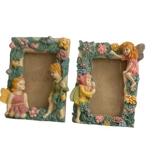 Vintage 90s Fairy Garden Picture mini Frame Set Multicolor
girlhoodcore gifts